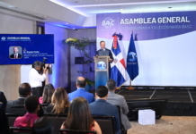 Viceministro de Comercio Exterior expresa su apoyo por un comercio internacional seguro. Asamblea BASCDom 2026 - Daniel Peña - MICM -2