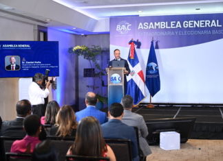 Viceministro de Comercio Exterior expresa su apoyo por un comercio internacional seguro. Asamblea BASCDom 2026 - Daniel Peña - MICM -2